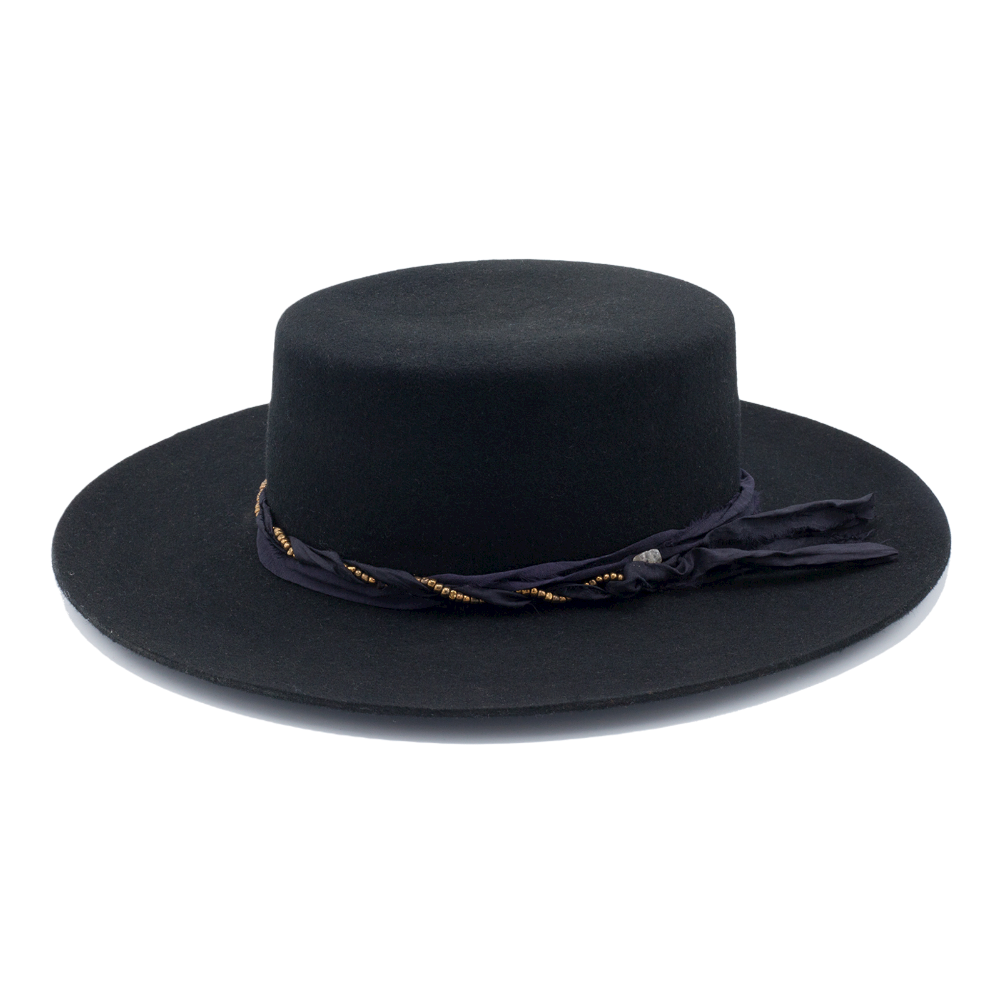 Leather 2024 bolero hat