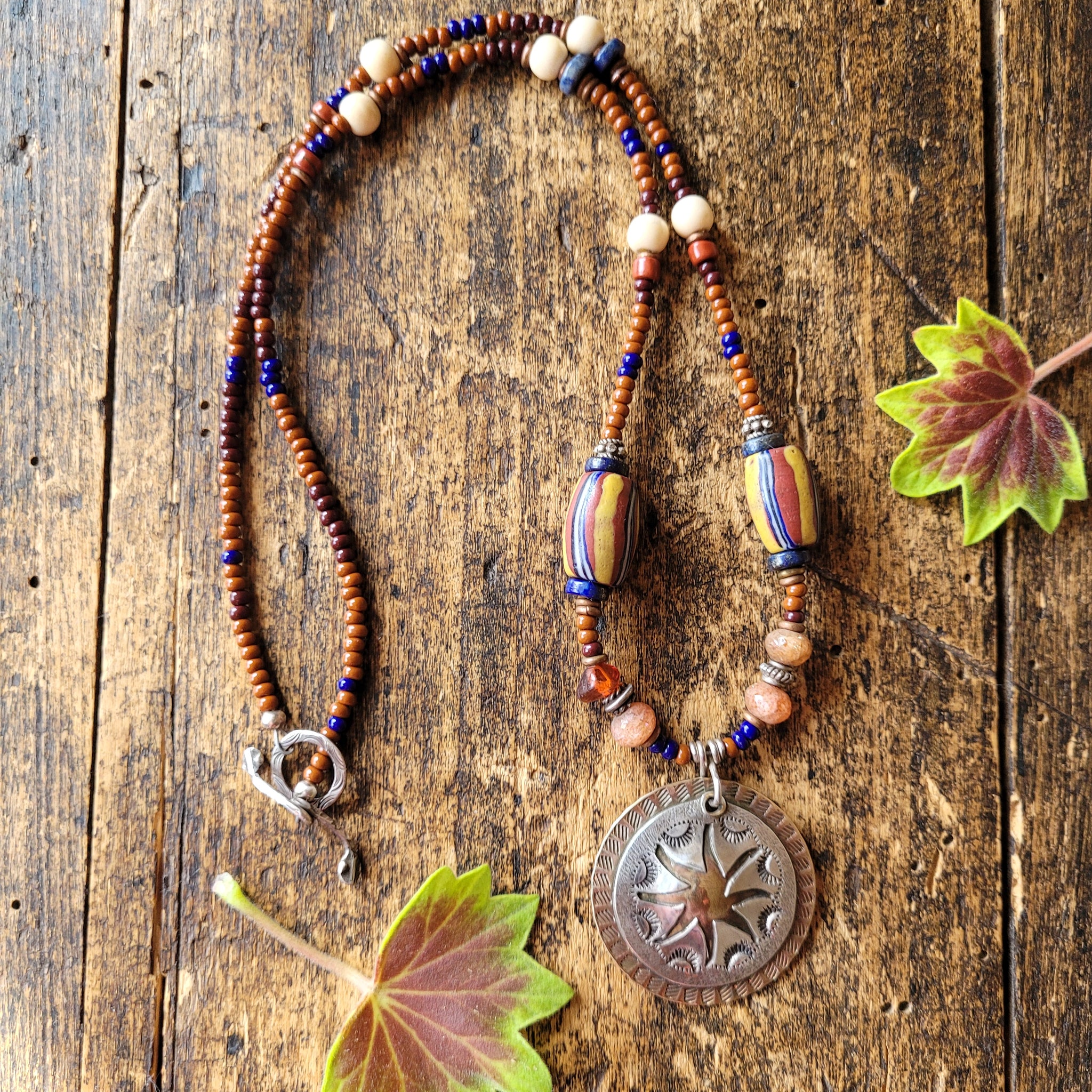 Swirling Sun Necklace