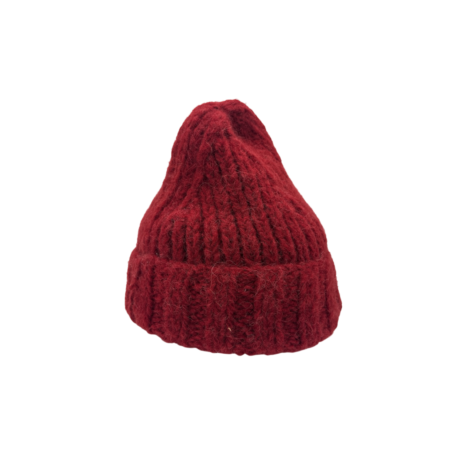 Red Alpaca Beanie