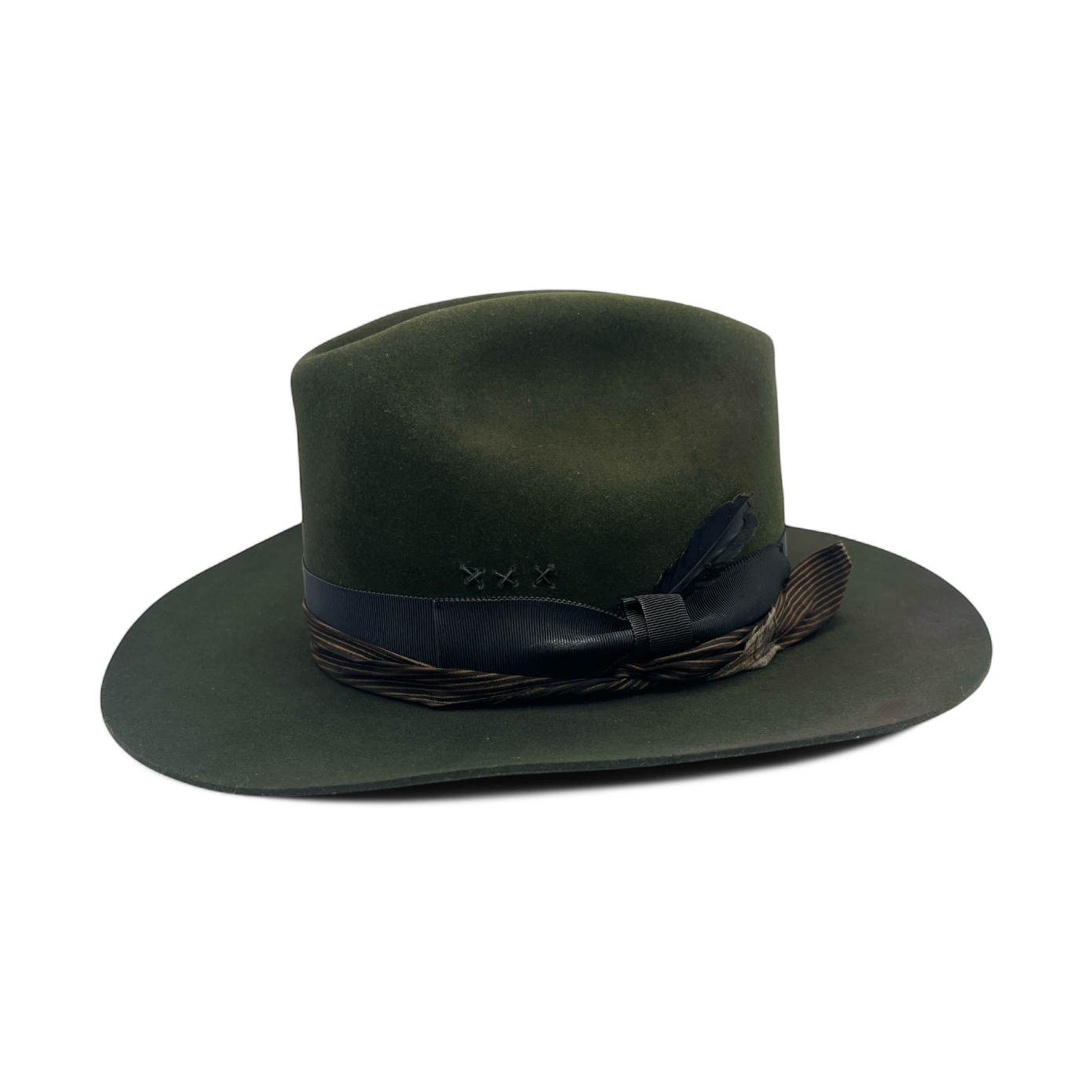 Full Metal Jacket handmade hat by Hampui Hats — front view on transparent background