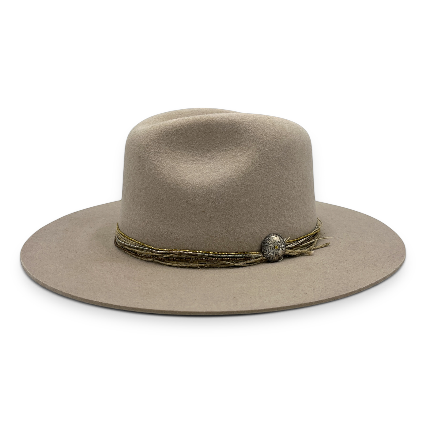 Holy One handmade hat by Hampui Hats — front view on transparent background