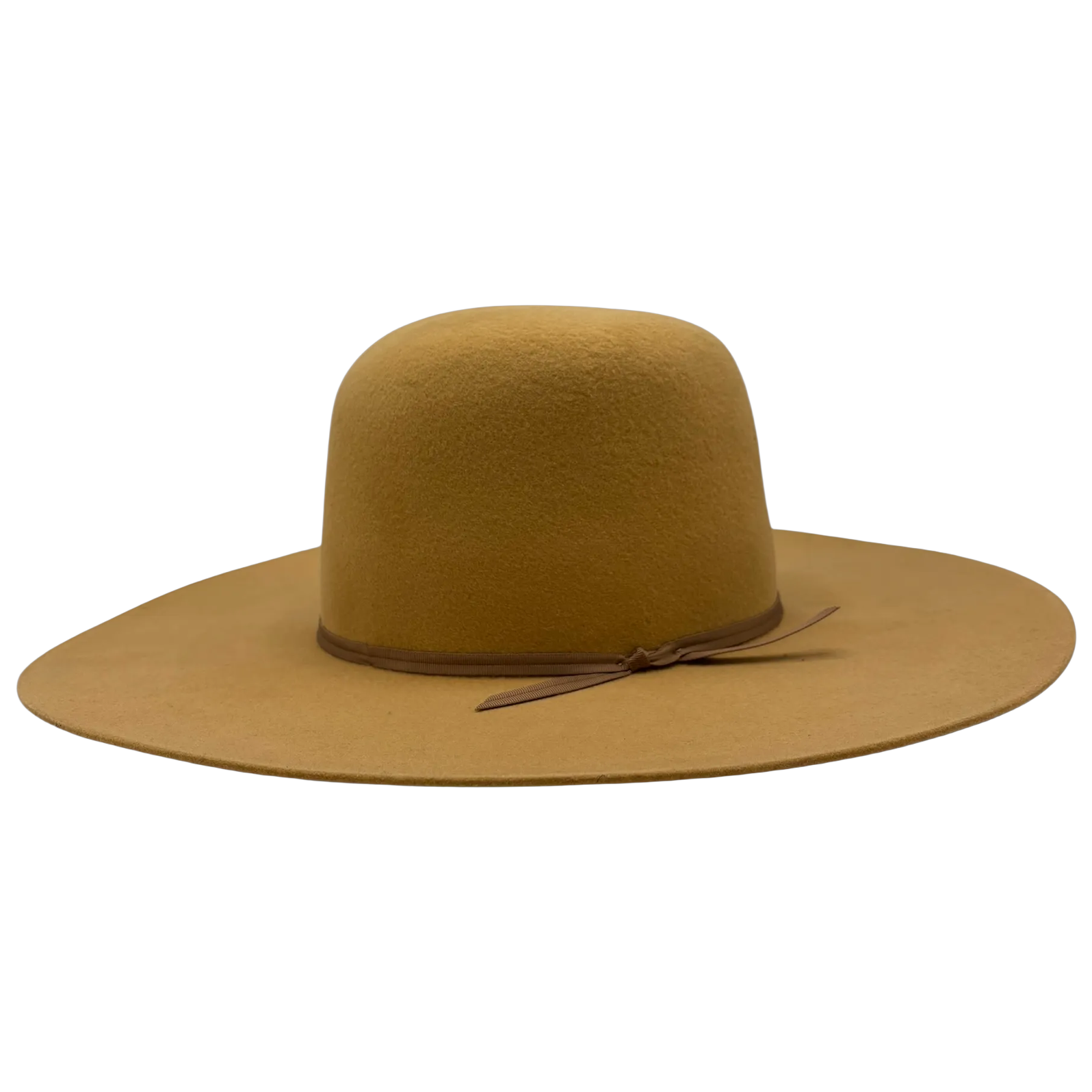 Honey Hour handmade hat by Hampui Hats — front view on transparent background