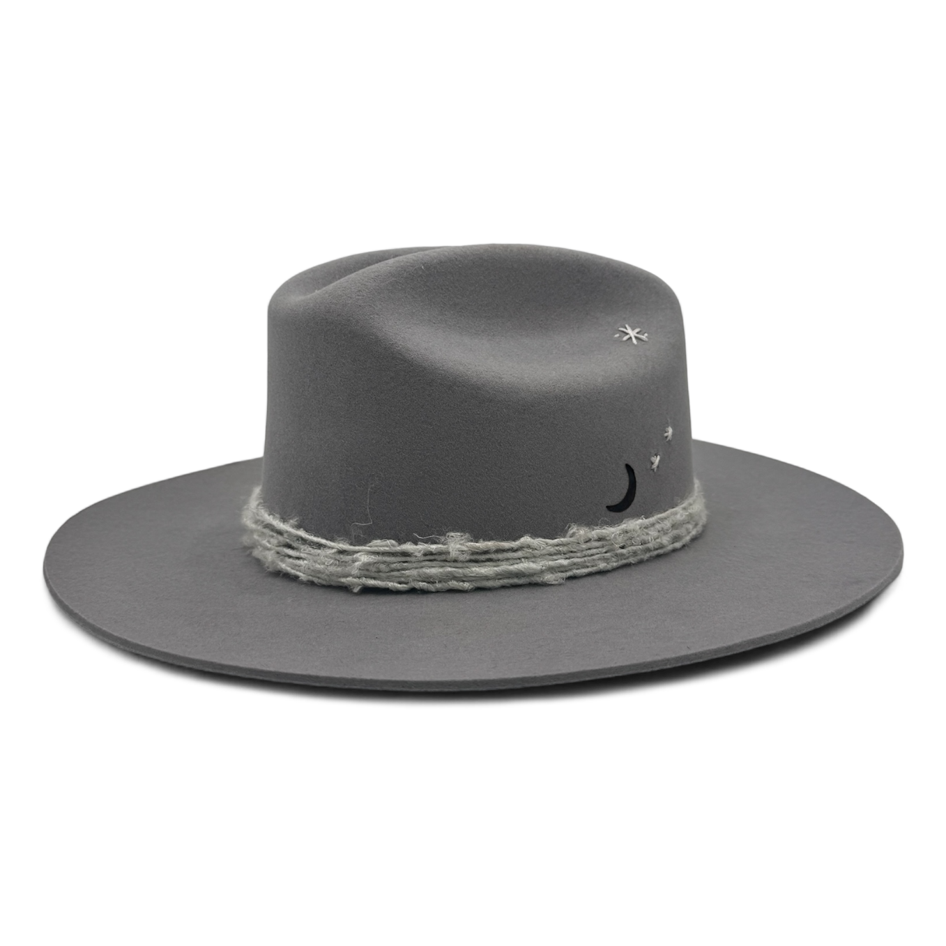 Morning Come handmade hat by Hampui Hats — front view on transparent background