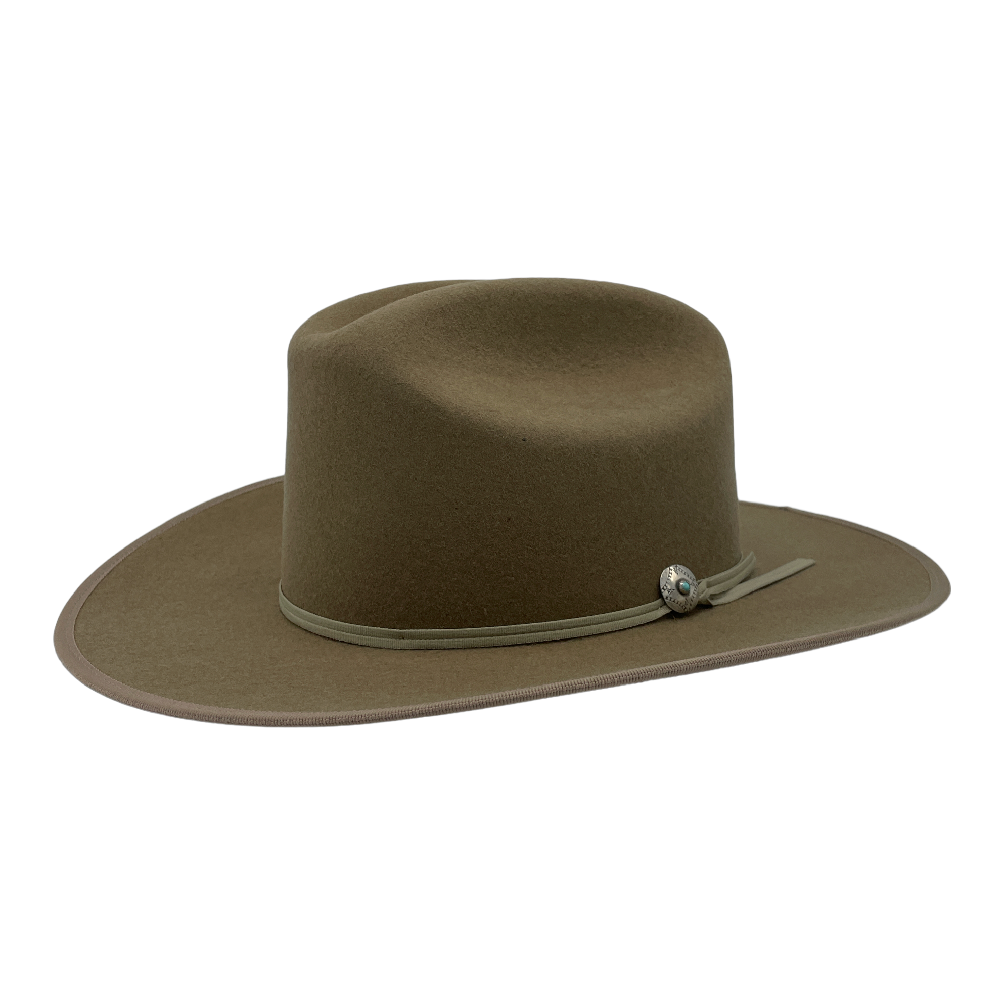 Tune Good handmade hat by Hampui Hats — front view on transparent background